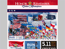 Tablet Screenshot of honorandremember.info